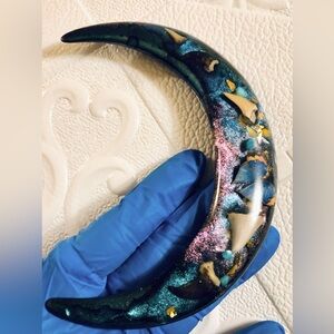 Handmade Crescent Moon Hairpin